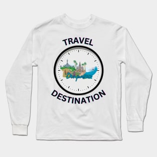 Travel to Denpasar Long Sleeve T-Shirt